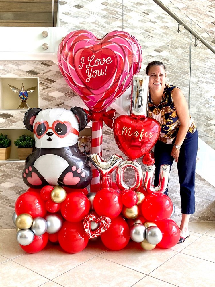 My Big Love Balloon Bouquet - Image 2