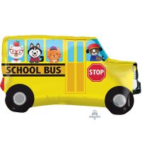 Helium Balloon School Bus