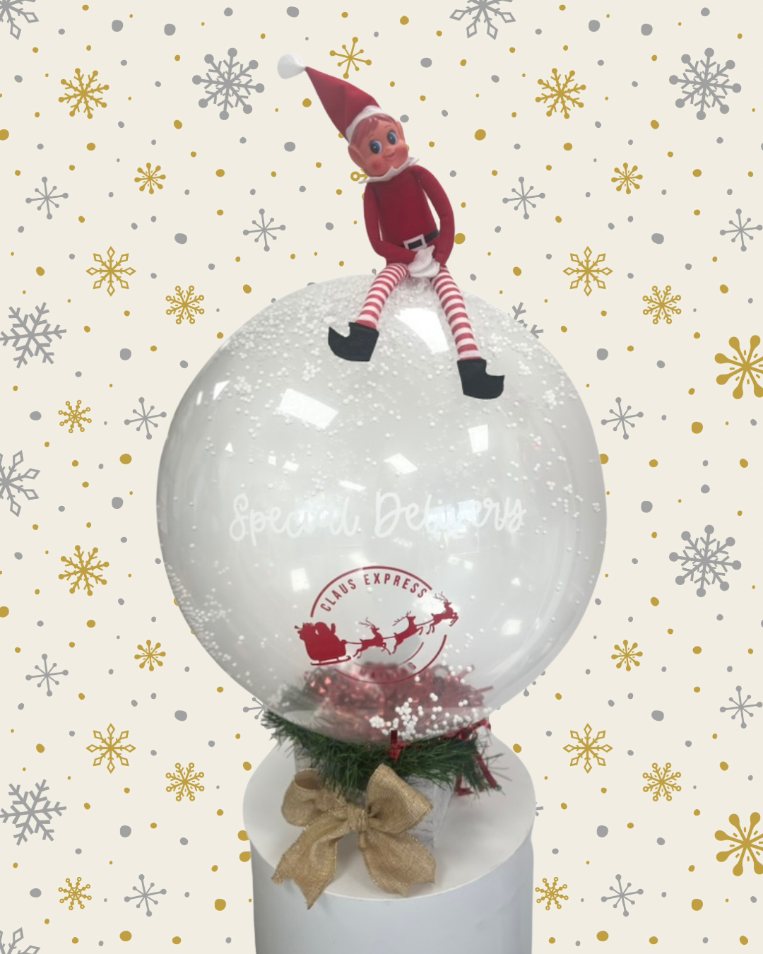 Elf on the Shelf – Frosted Balloon Edition